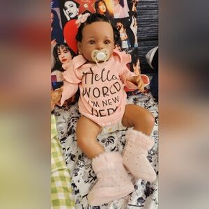 Reborn Doll with Pink Outfit and Boots